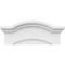 Ekena Millwork Eyebrow Architectural Grade PVC Pediment, 24"W x 10-1/2"H x 2-3/4"P PEDP024X105EYE00 - alternate 2